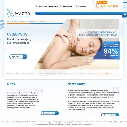 Leczenie kręgosłupa - Rzeszów