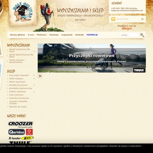 Przyczepka rowerowa croozer kid plus - Swarzędz