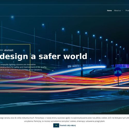 Kompozytowe słupy teletechniczne