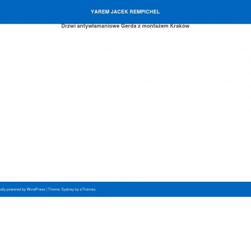 Drzwi antywłamaniowe zewnętrzne w Krakowie