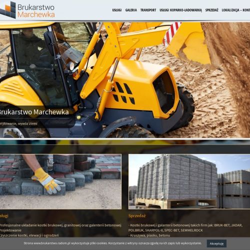 Warszawa - tarasy z kostki