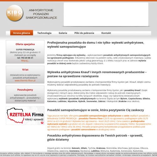 Firma zajmująca się wylewką