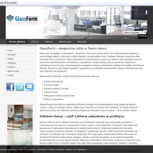 Gliwice - szklana ściana