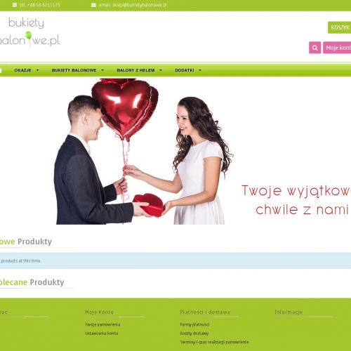 Prezent na urodziny balony