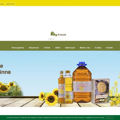 Oleje tłoczone na zimno rzepakowe sklep