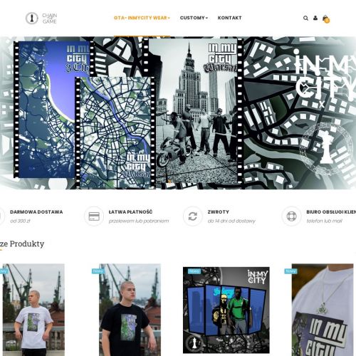 Naszyjnik hip hop - Warszawa