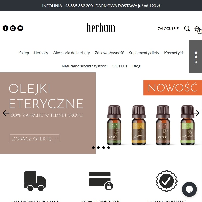 Olej lniany tłoczony na zimno nierafinowany