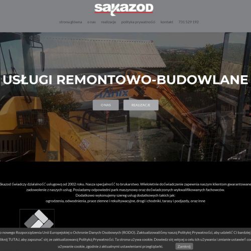 Oświęcim - usługi koparką