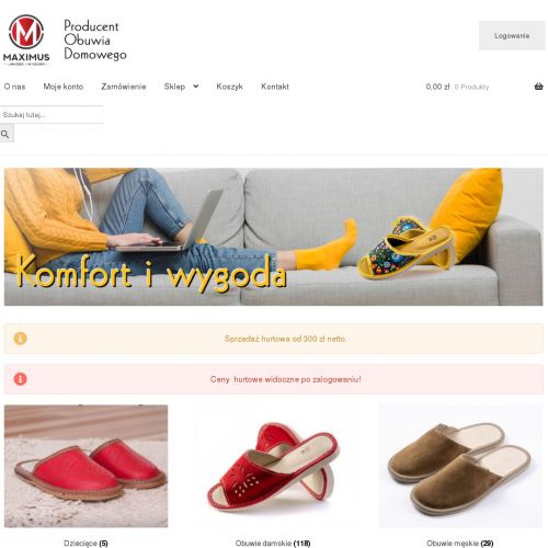 Ciepłe ciapy męskie