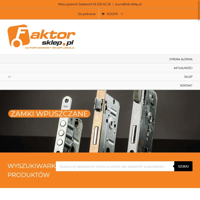 Zamek nawierzchniowy lob