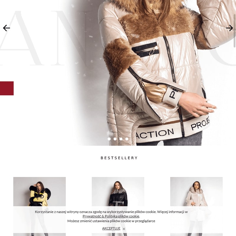 Wrocław - kurtki materiałowe zimowe damskie