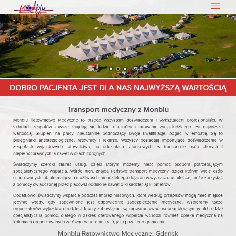 Transport medyczny - Elbląg