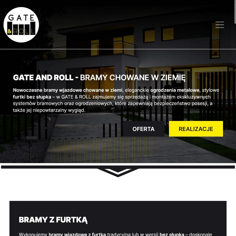 Bramy wjazdowe z furtkami