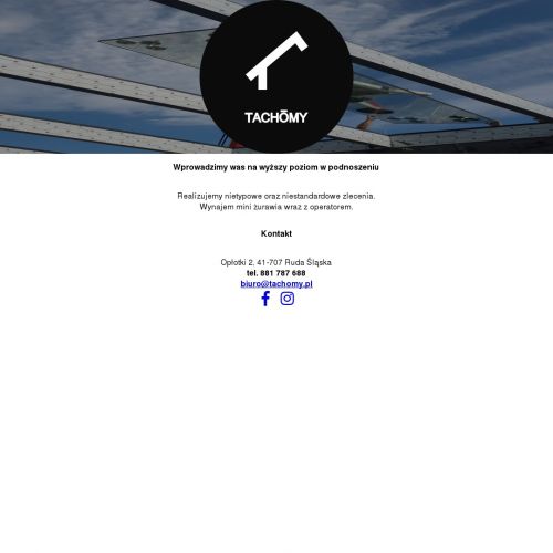 Mały żuraw budowlany