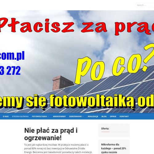 Instalacje fotowoltaiczne w Wejherowie