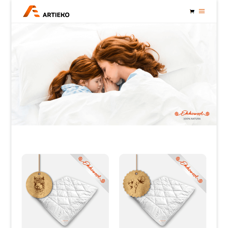 Kołdry bawełniane puchowe