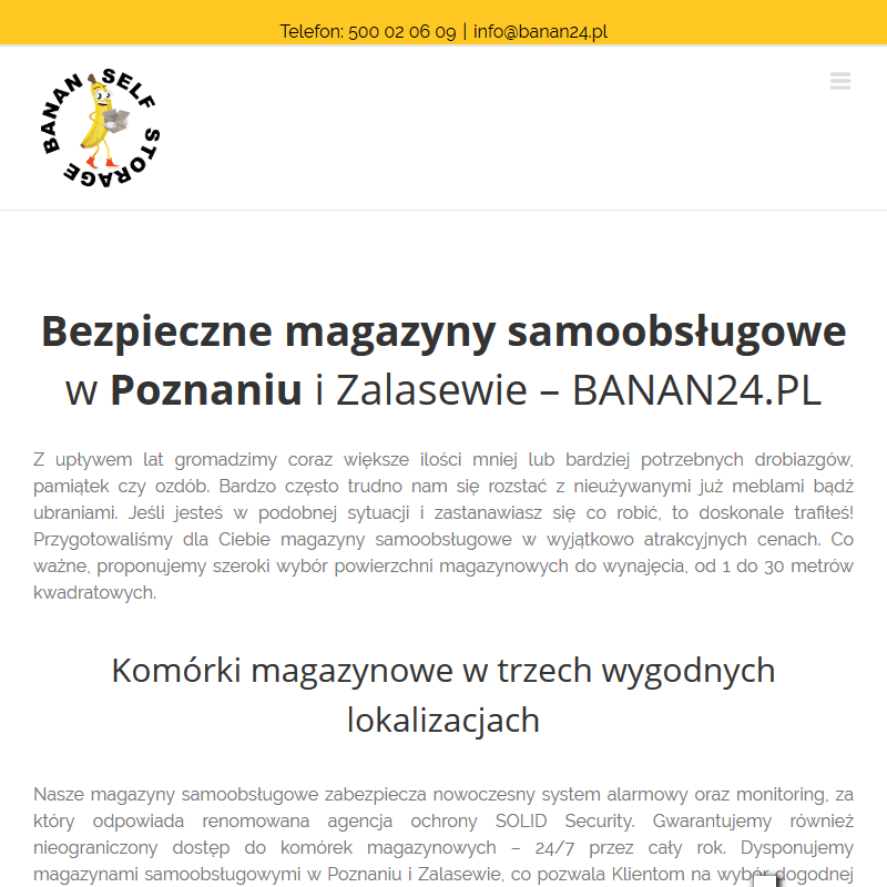 Powierzchnie magazynowe do wynajęcia - Poznań