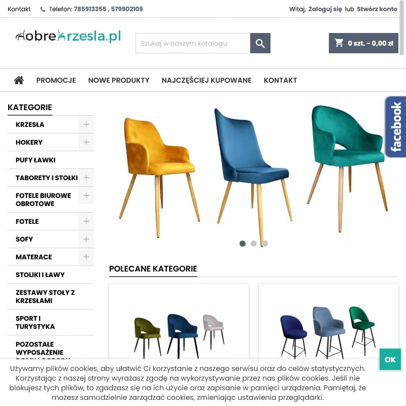 Krzesło trix velvet szary