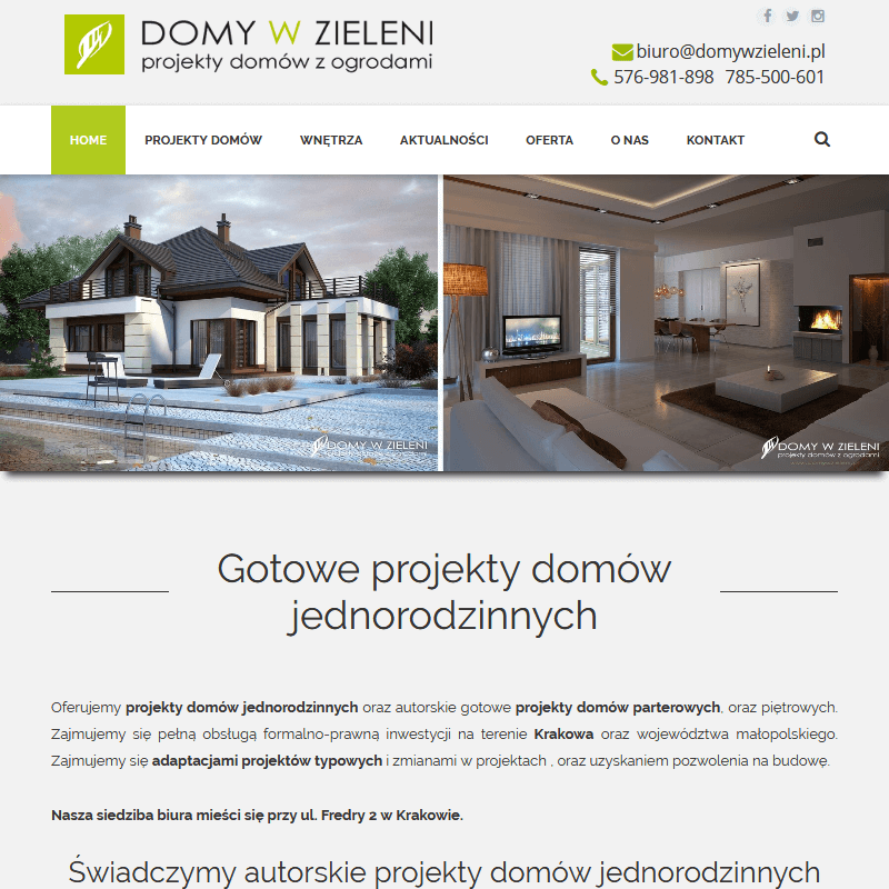 Poznań - wizualizacje projektów domów