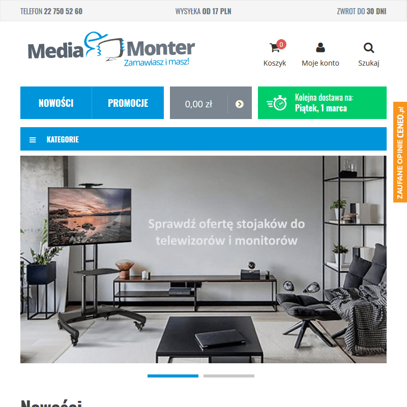 Uchwyt do tv - Warszawa