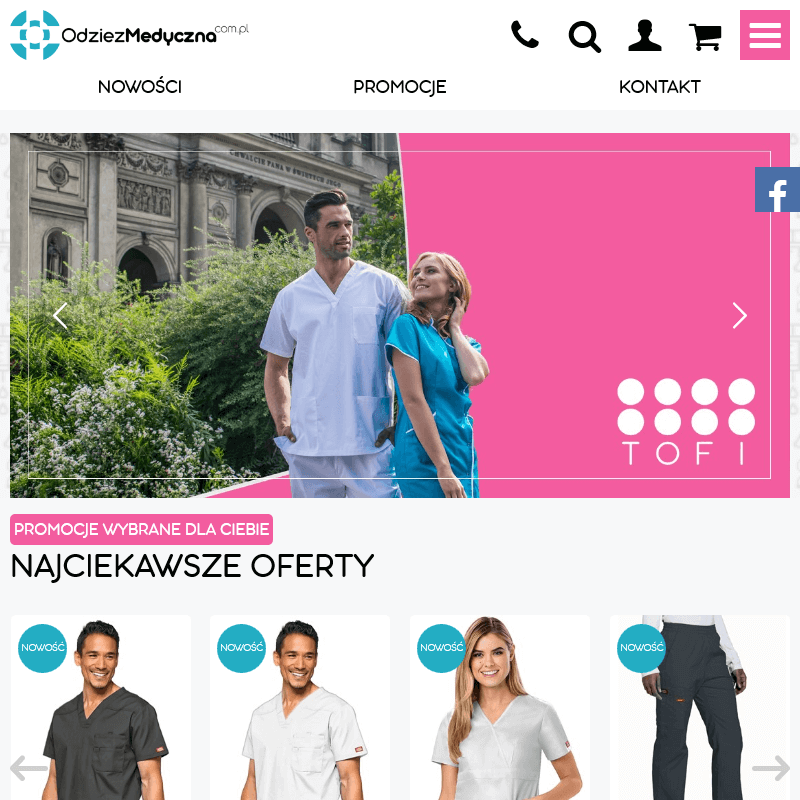 Kolorowa odzież medyczna