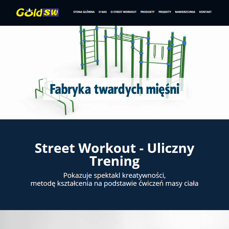 Street workout poręcze