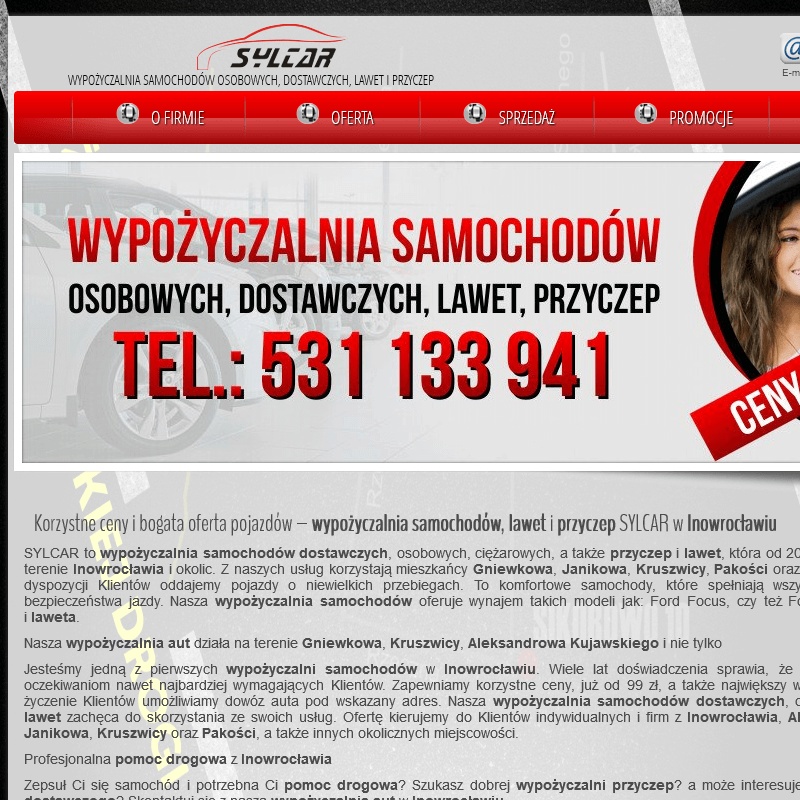 Wypożyczalnia samochodów Gniewkowo